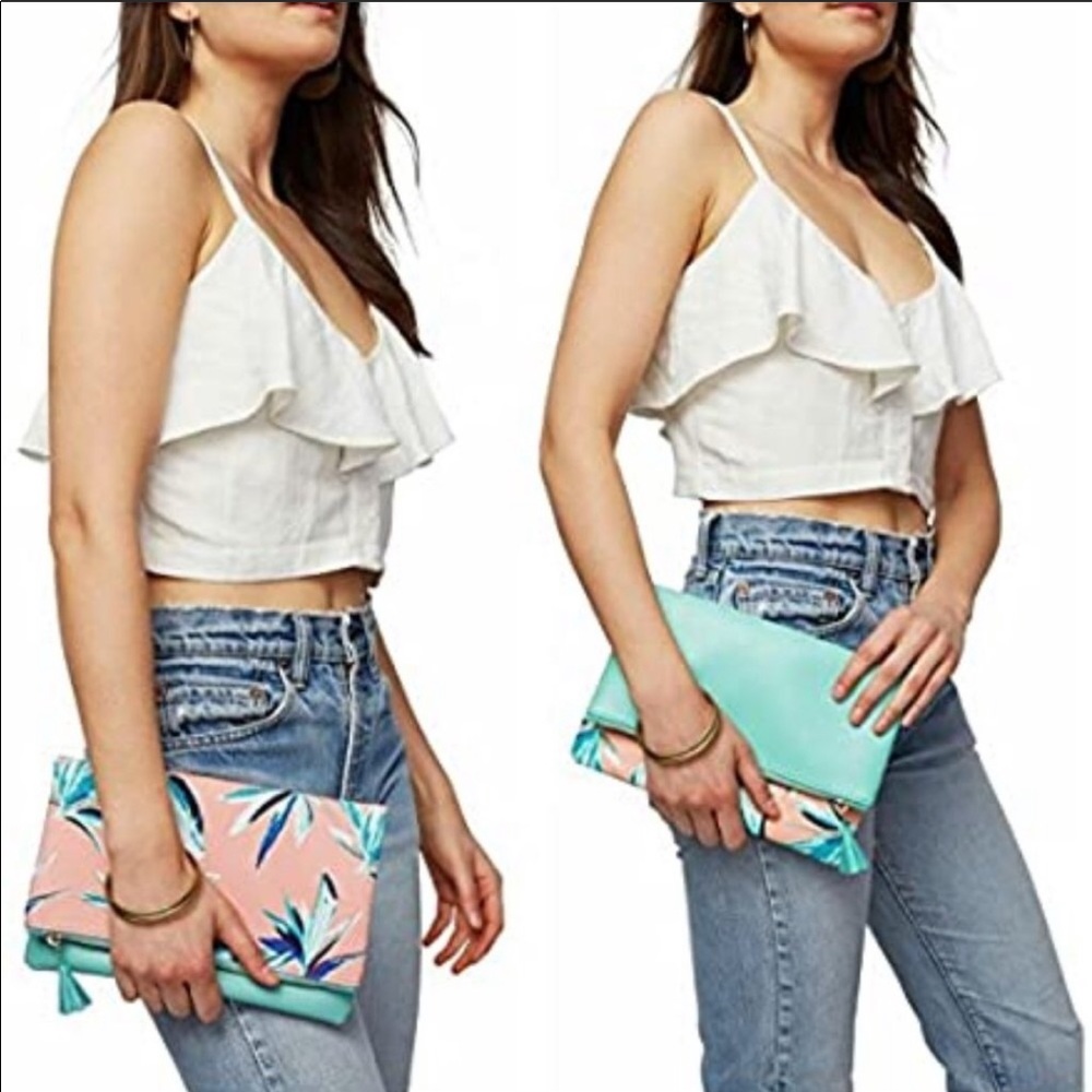 Rachel Pally reversible clutch